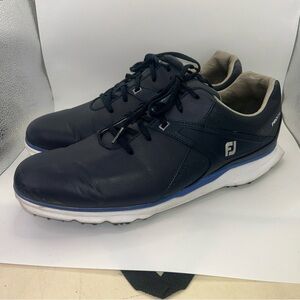 FootJoy Men's Navy and White Athletic Shoes